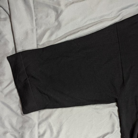 Theory | NWT Women's Merino Wool Wide Sleeve Belted Turtleneck Black Petite XS - Picture 3 of 6